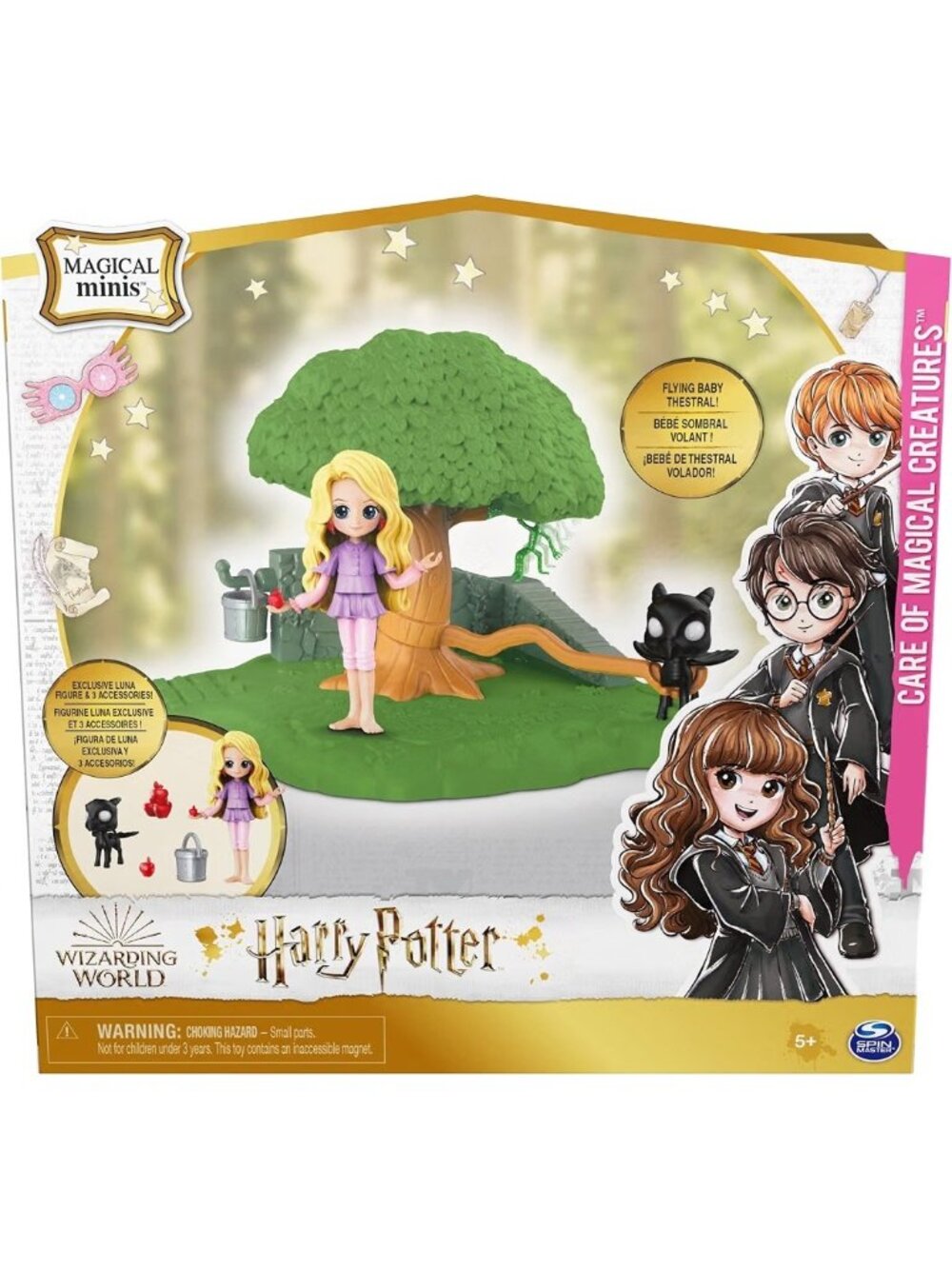 Harry Potter Magical Minis Care of Magical Creatures Luna Lovegood NIB Spin Mast
